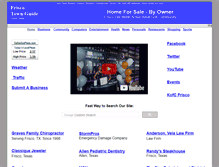 Tablet Screenshot of friscotownguide.com